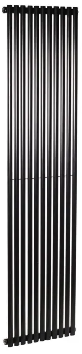 Трубчатый радиатор Betatherm вертикальный Elipse 1 1800x445 (Черный RAL9005M, подк. №99) Фото - 1